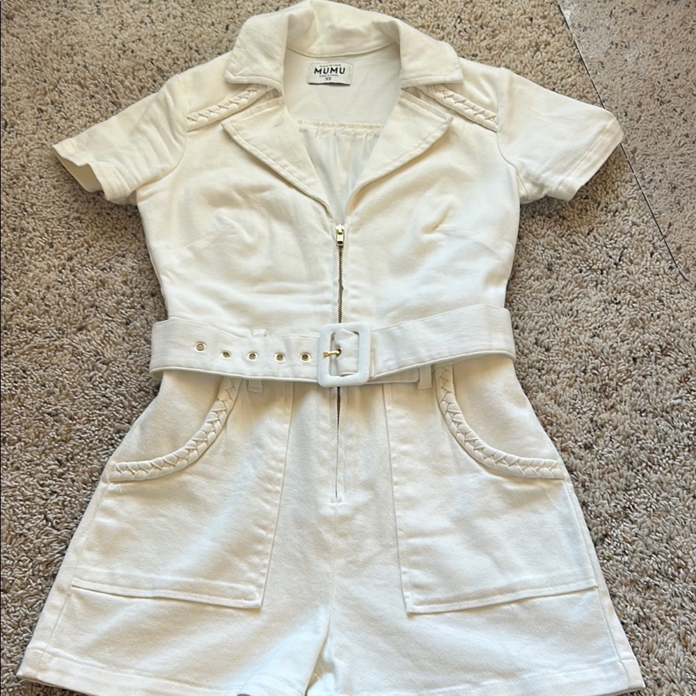 Show Me Your Mumu denim romper